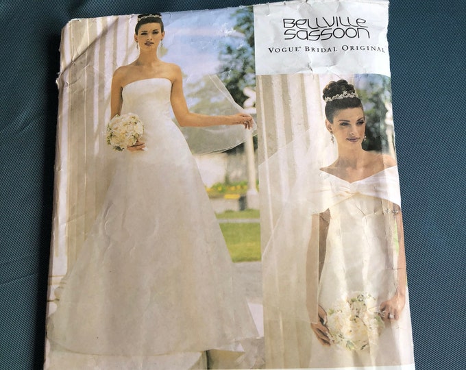 Vogue Pattern 2717 - Ladies wedding dress, - Partially cut - Bellville Sassoon
