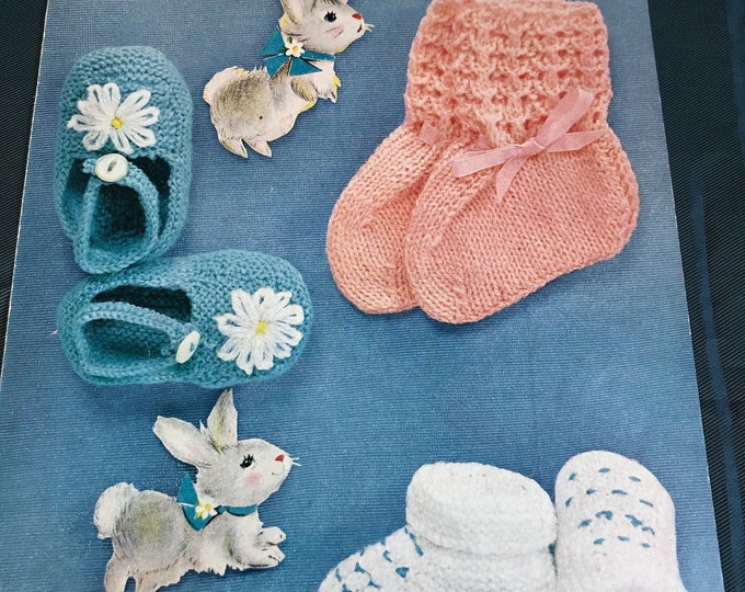 Paper vintage knitting Pattern Lee Target