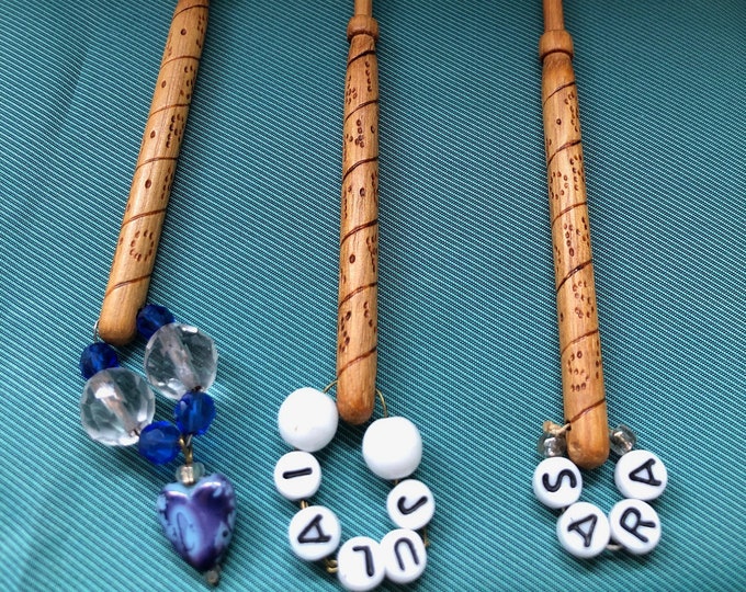 wooden lacemaking bobbins