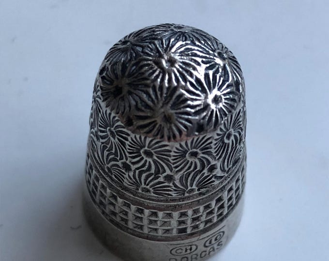 Vintage silver thimble