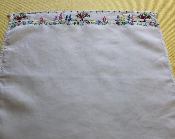 vintage ladies handkerchief, hankie,