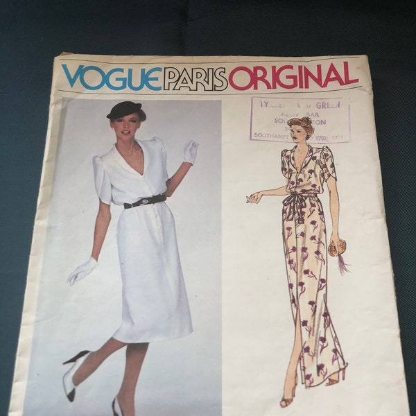 Vogue Paris Original Ladies dress Sewing Pattern, CUT Vogue 2165, Givenchy
