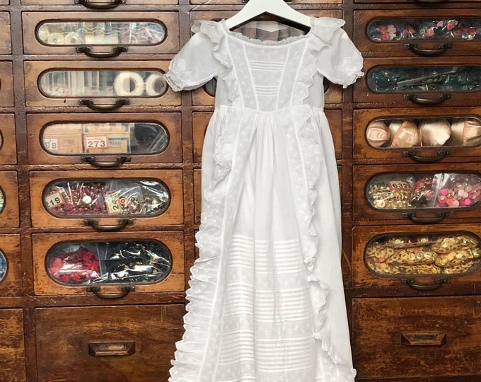 Victorian Cotton Christening Gown