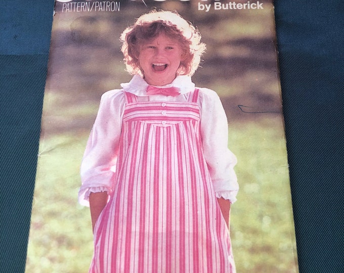 See & Sew Sewing Pattern, Childs Dresses, Vintage, cut, Complete, See and Sew 5998