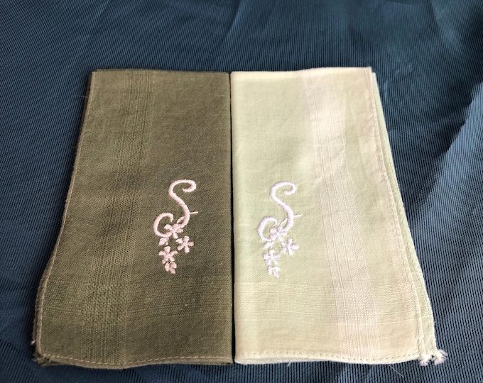vintage ladies handkerchief, hankie