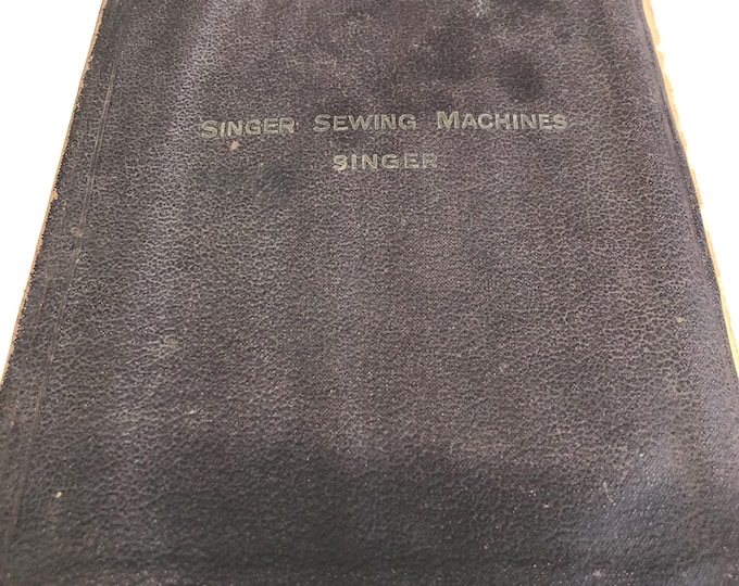 Singer sewing machine book of illustrated machines dated 1914