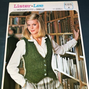 Papier Vintage Strickanleitung Lister-Lee K1215
