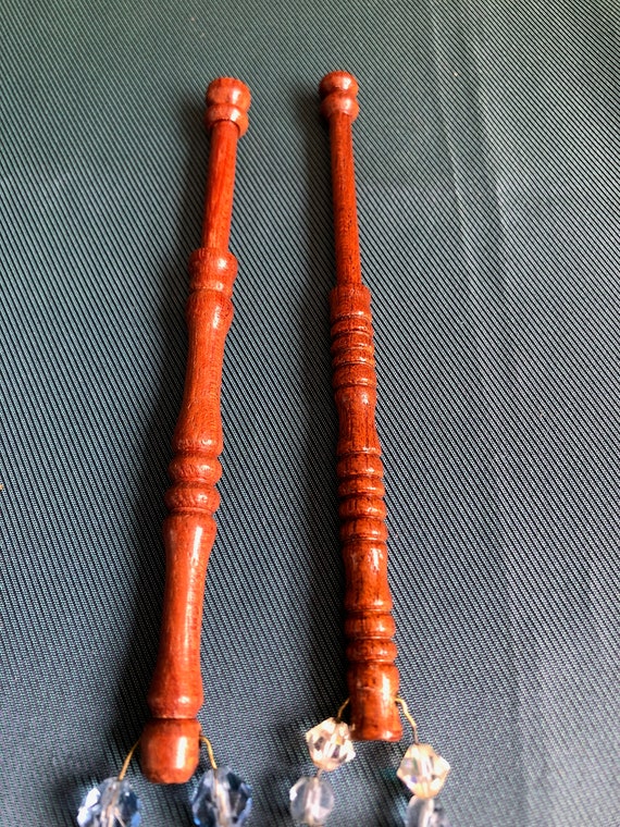 HEG Lot De 200 Bobines En Bois Poli Pour Décoration - Fil Cordon Ruban