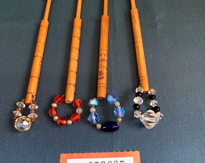 wooden lace bobbins