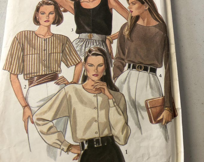 New Look, ladies blouse, tops pattern, CUT