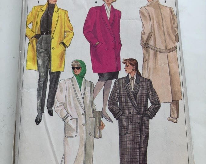 Simplicity 7754 pattern winter coat - Factory Folded