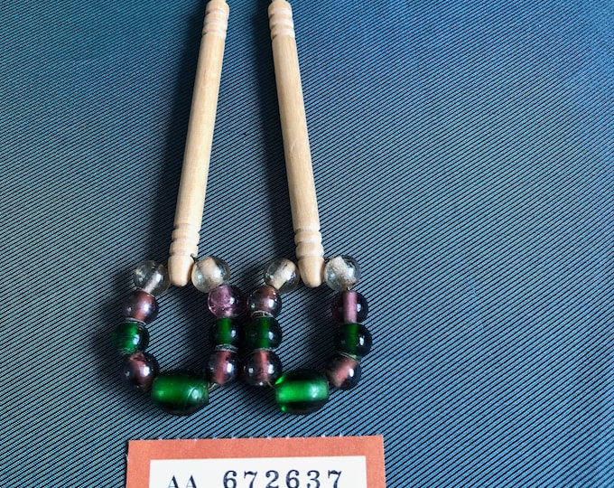 wooden lace bobbins
