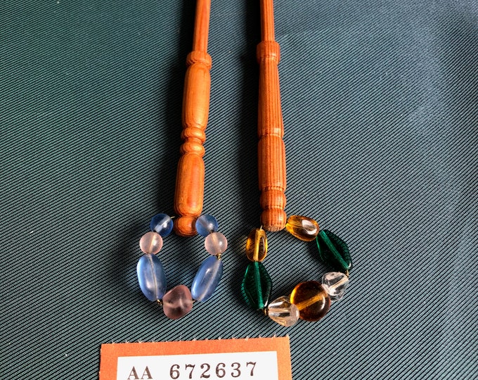 wooden lace bobbins
