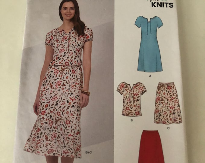 Ladies Dress, skirt and top pattern, UNCUT, Factory Folded, New Look K6626