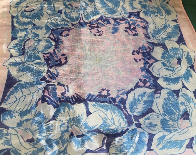 vintage ladies handkerchief, hankie