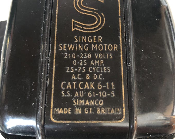 Singer sewing machine 221K motor Featherweight