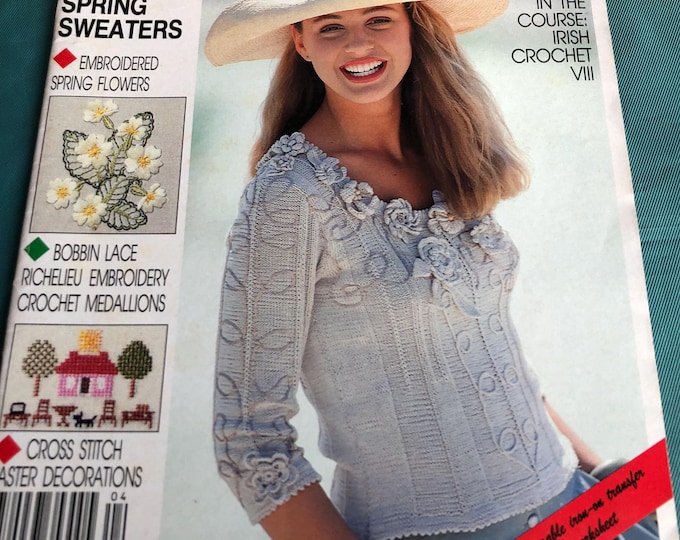 Anna, Burda Knitting and Needlecrafts magazine April 1990