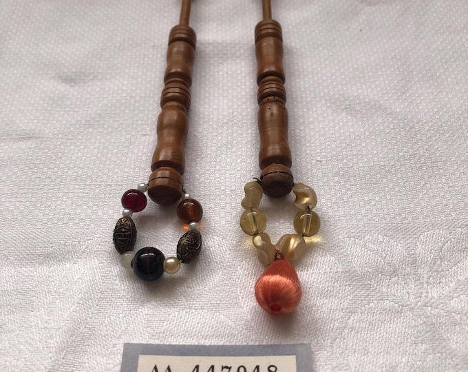 wooden lace bobbins