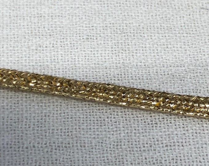 Vintage gold ribbon, embellishment, notions
