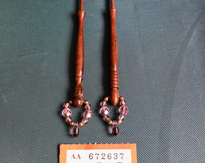 wooden lace bobbins