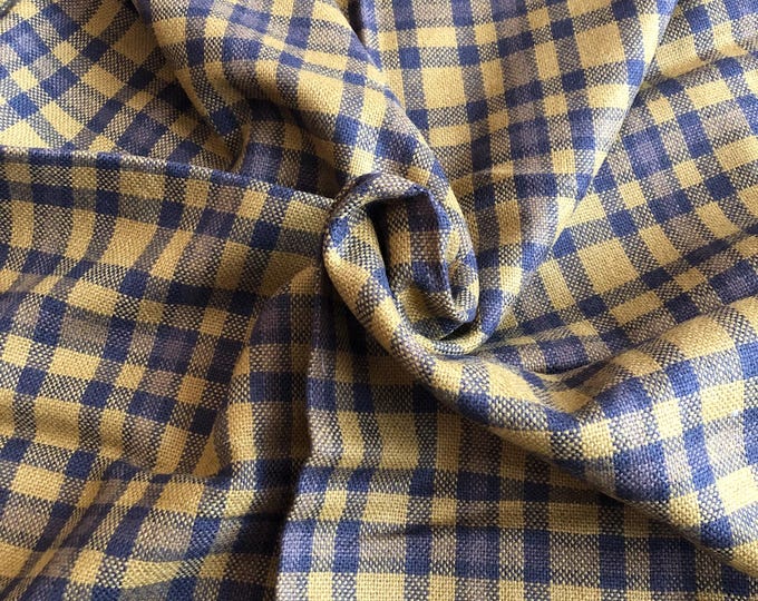 Vintage plaid fabric