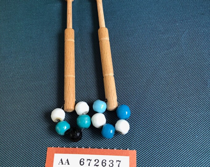 wooden lace bobbins