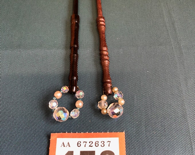 wooden lace bobbins