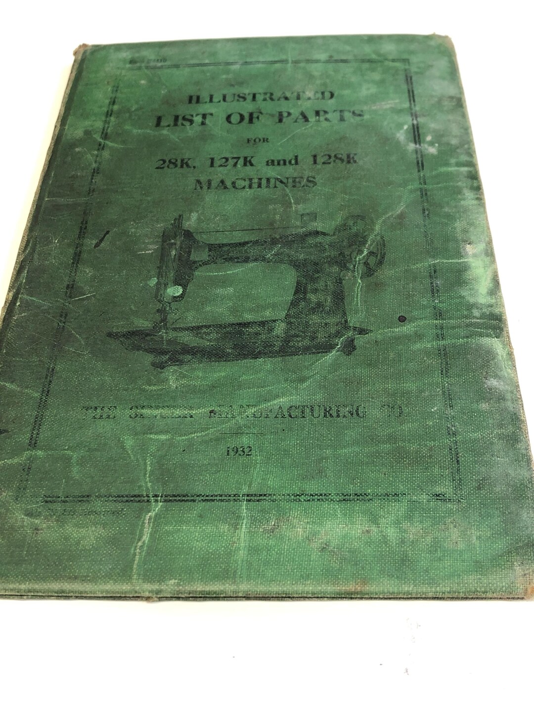 Singer Sewing Machine Illustrated List of Parts for 28K, 127K and 128K ...