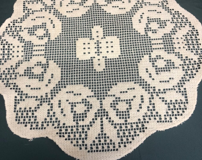 Lace doily,