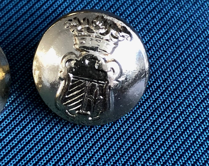 Buttons, Vintage gold coloured buttons - coat of arms