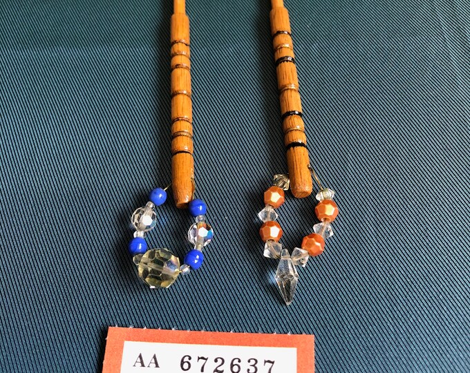 wooden lace bobbins