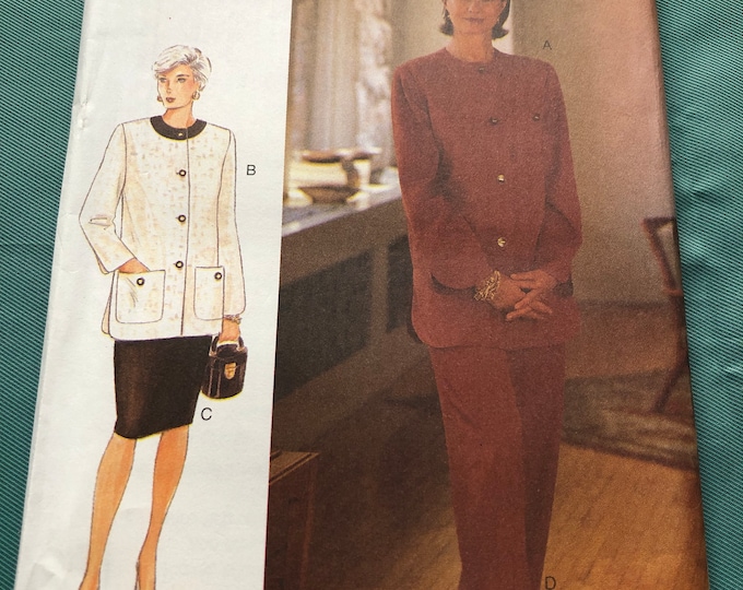 Vogue, Ladies skirt, pants and jacket Sewing Pattern, Factory Folded, Vogue 9104
