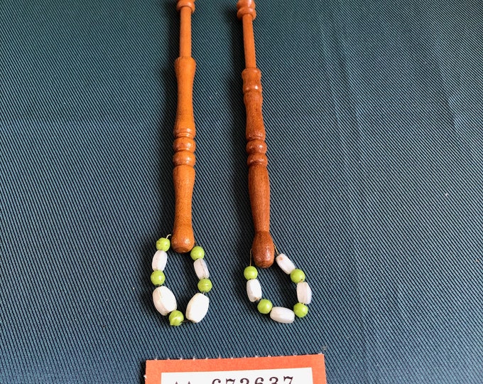 wooden lace bobbins