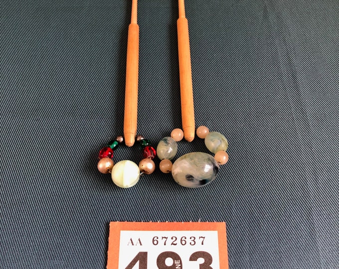 wooden lace bobbins