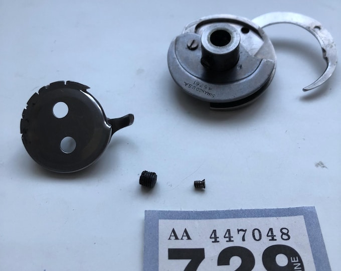 Singer sewing machine 221 222 Original hook assembly for bobbin case,  Featherweight
