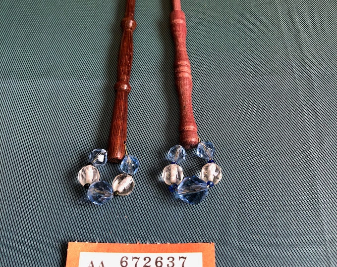 wooden lace bobbins