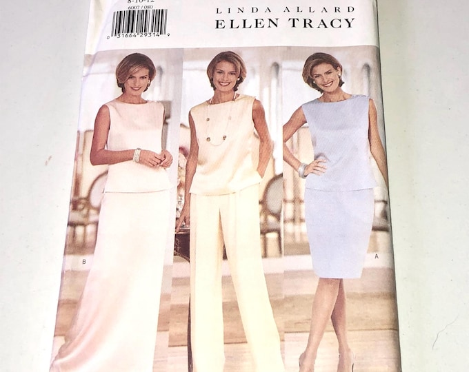 Butterick 6007, Ladies skirt, top and  trousers Sewing Pattern, Factory Folded
