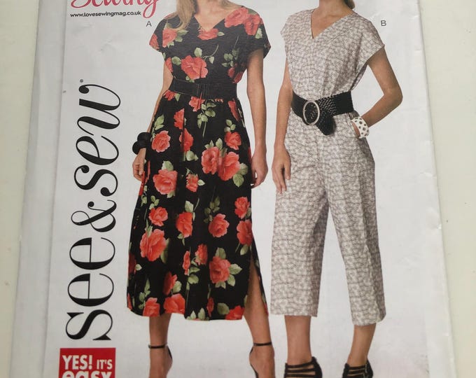 Sewing Pattern: Ladies Dress Pattern, Butterick B6312