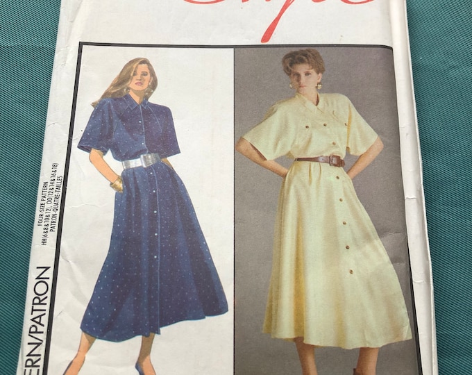 Ladies dress paper pattern, factory folded, Style 1029