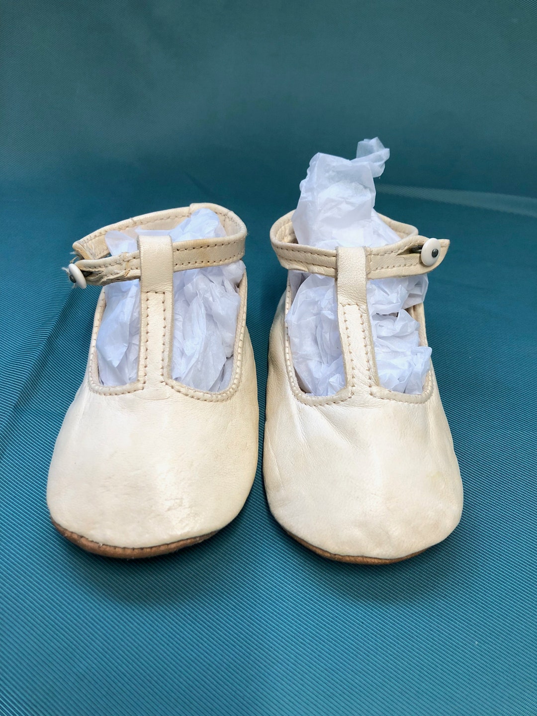 Vintage Leather Baby Shoes - Etsy