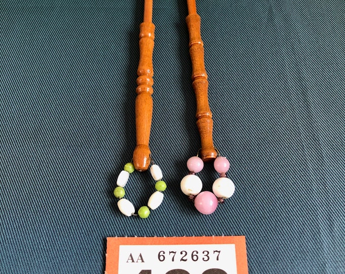 wooden lace bobbins