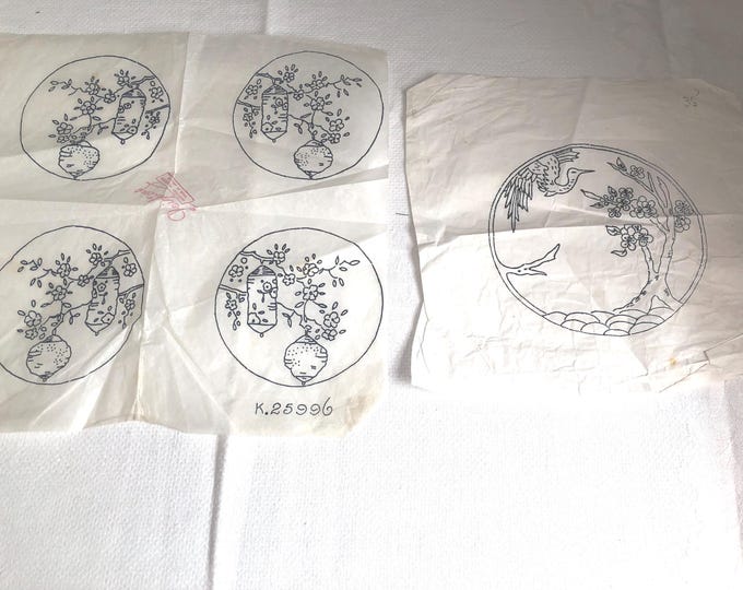 Vintage Embroidery Transfer, 1930's