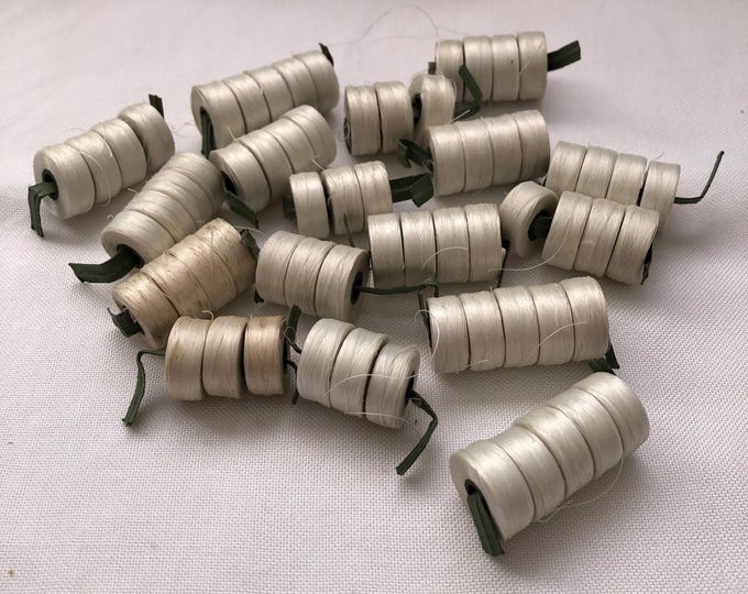Vintage pre-wound sewing machine bobbins