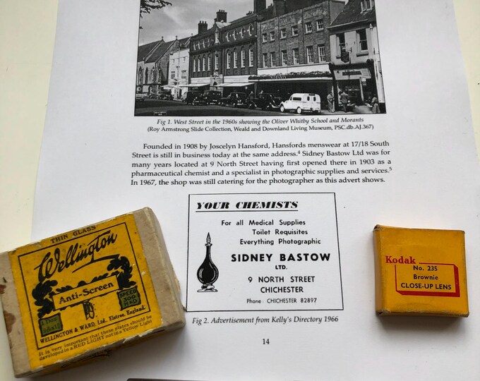 Vintage photographic equipment
