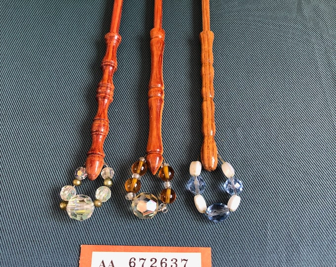 wooden lace bobbins
