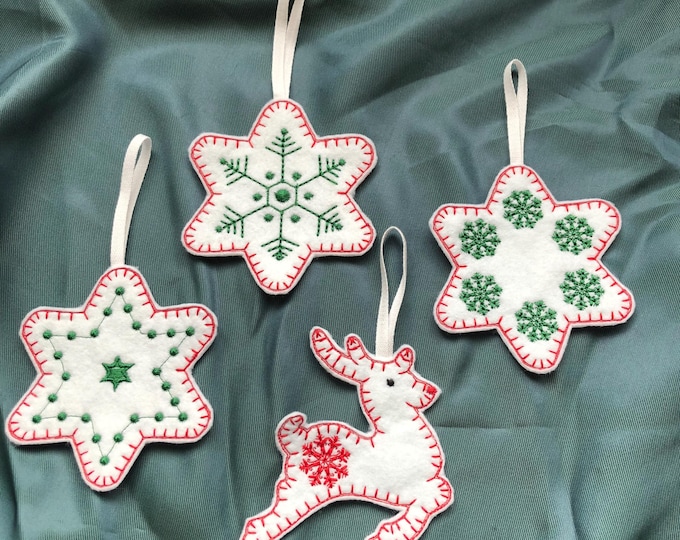 Christmas felt decorations