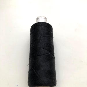 silk embroidery thread Black
