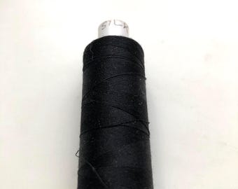 silk embroidery thread Black