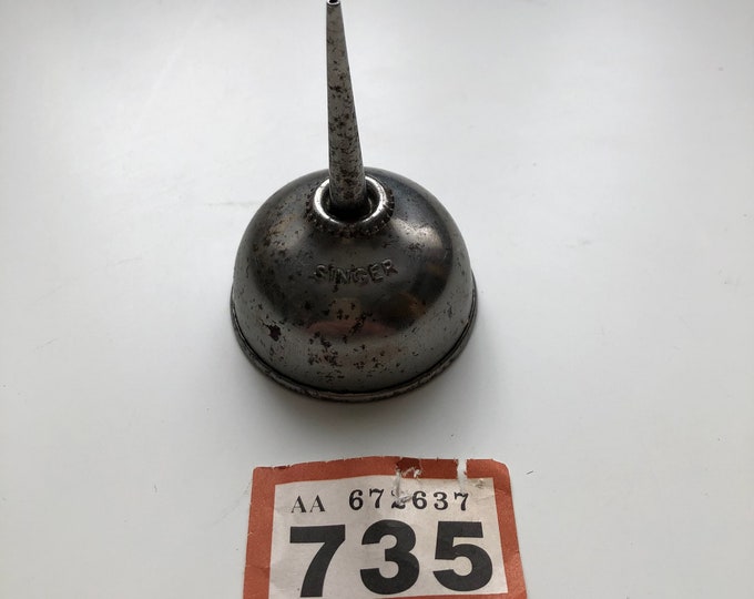 vintage singer oil can