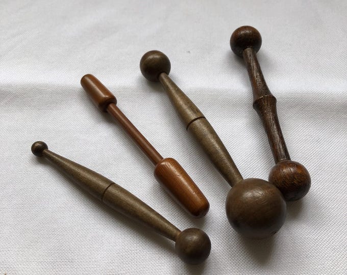 Vintage glove darning ball , darning mushroom